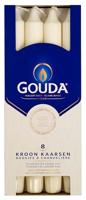 Gouda Kroonkaarsen Ivoor 240/24 - thumbnail