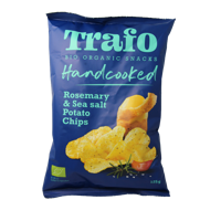 Trafo Chips handcooked rozemarijn himalaya zout bio 125 Gram - thumbnail