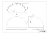 Trio Design wandlampMaas oranje - 262460140 - thumbnail