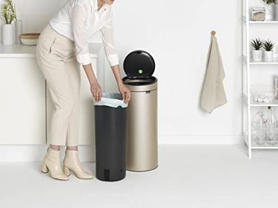 Brabantia touch bin afvalemmer 30 liter Metallic Gold