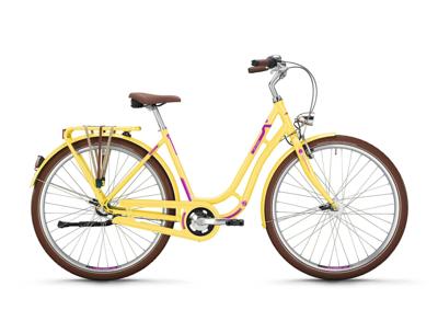 VICTORIA stadsfiets "antiqa 3" mod. 24 bike vict.antiqa 3 28/55 nost. 7sp citrus yellow