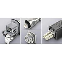 Telegärtner 100007417 STX V1 RJ45-stekkerset kunststof variant 1 Koppeling, inbouw Aantal polen: 8P8C Zwart 1 stuk(s) - thumbnail