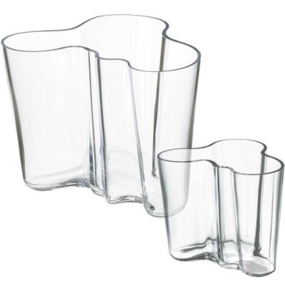 Iittala Alvar Aalto Vazen set 160 mm + 95 mm Clear