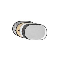 Godox reflectieschermen 5-in-1 Soft Gold, Silver, Black, White, Translucent - 100x150cm - thumbnail