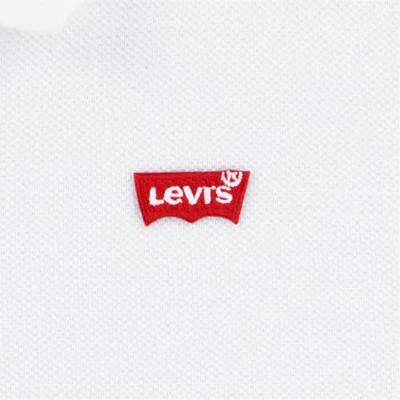 Polo LEVI'S jongen korte mouwen wit