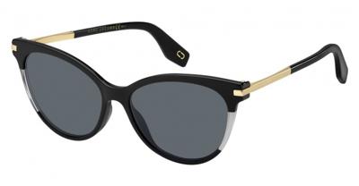 Marc Jacobs zonnebril dames Cat Eye zwart/goud Marc Jacobs zonnebril dames Cat Eye zwart/goud
