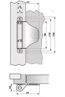 Dictator 2600 Sluitveer Piccolo (RAL 9005) gitzwart - thumbnail