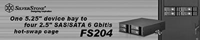 Silverstone SST-FS204B HDD-wisselframe SATA I, SATA II, SATA III - thumbnail