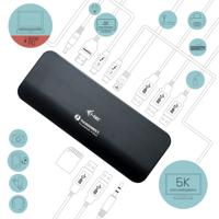 Dual 4K Docking Station - Dockingstation - Thunderbolt 3 - HDMI, Thunderbolt - GigE - Europa - thumbnail