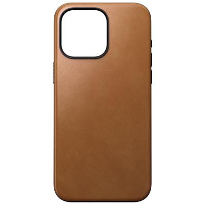 Nomad Modern lederen hoesje iPhone 15 Pro Max - English Tan Nomad Modern lederen hoesje iPhone 15 Pro Max - English Tan