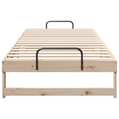 Bedframe met Draaghandvatten Bruin 80 x 220 cm Bedframe met Draaghandvatten Bruin 80 x 220 cm