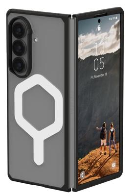 Urban Armor Gear Mouve Case Samsung Galaxy Z Fold7 Transparant, Zwart Met magneetmodule