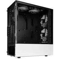 Kolink Kolink Observatory MX Mesh ARGB Midi Tower Case - Black/White Midi-tower Behuizing, Gaming-behuizing, PC-behuizing Zwart-wit - thumbnail