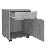 Rolkast 45x38x54 cm bewerkt hout grijs sonoma eiken - thumbnail