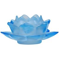Sfeerlicht Lotus Glas Blauw - thumbnail