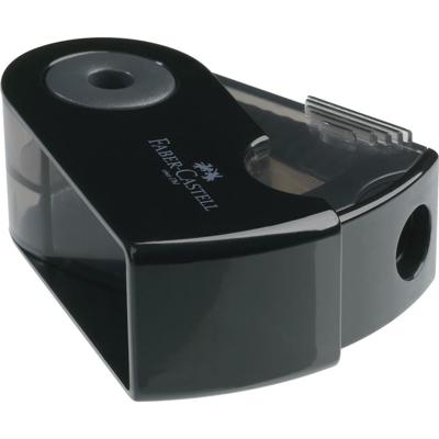 Faber Castell puntenslijper "Sleeve" Mini enkel zwart