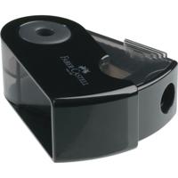 Faber Castell puntenslijper "Sleeve" Mini enkel zwart - thumbnail