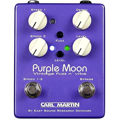 Carl Martin Purple Moon Dual Speed Vintage Fuzz n&apos; Vibe Pedal
