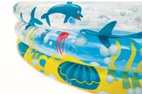 Bestway Opblaasbaar Kinderzwembad 3 Ringen Transparant Zeeleven 152x30 cm +2 Jaar Tuin 51004 - thumbnail