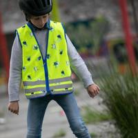 Wowow Reflectievest kids goyo jacket maat m geel - thumbnail