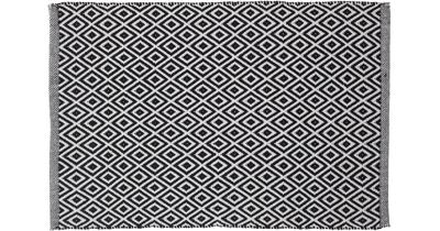 Sealskin Badmat Trellis 60x90 cm Katoen Zwart