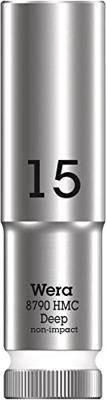 Wera 8790 HMC Deep Hand- en Machinedop met 1/2"-aandrijving, 15 x 83 mm - 05004555001 Wera 8790 HMC Deep Hand- en Machinedop met 1/2"-aandrijving, 15 x 83 mm - 05004555001