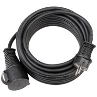 Brennenstuhl Verlengsnoer voor bouwplaatsen IP44 25m zwart H07RN-F 3G2,5 - 1166820 - thumbnail