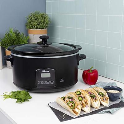 Tristar VS3920 Digitale Slowcooker 4,5L 210W Zwart/RVS