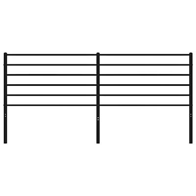 Hoofdbord metaal zwart 193 cm