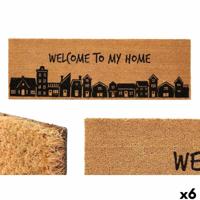 Deurmat Gift Decor My home Natuurlijk PVC Kokosvezel 120 x 1 x 40 cm 40 x 10 x 120 cm (6 Stuks) - thumbnail