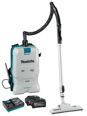 Makita VC011GU201 40 V Max Rugstofzuiger | Schoonmaak | Incl. 2x accu en snellader - VC011GU201