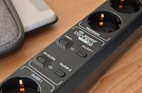 Brennenstuhl Ecolor WLAN stekkerdoos | Eco-Line | zwart - 1159760936 - thumbnail