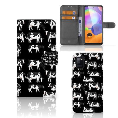 Samsung Galaxy A31 | Telefoonhoesje | Met pasjeshouder | Koetjes Samsung Galaxy A31 | Telefoonhoesje | Met pasjeshouder | Koetjes
