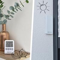 Digitale thermometer voor binnen/buiten - SCS SENTINEL - HCN0062 DigiThermo binnen/buiten - Bereik: 60 m - 433 MHz - Wit - thumbnail