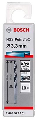 Bosch Accessories 2608577201 Metaal-spiraalboor 3.30 mm 10 stuk(s) Bosch Accessories 2608577201 Metaal-spiraalboor 3.30 mm 10 stuk(s)
