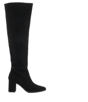 Lilian Dames Laarzen in Suede (Zwart) Lilian Dames Laarzen in Suede (Zwart)