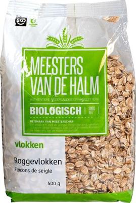 De Halm Roggevlokken bio 500 Gram