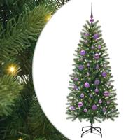 VidaXL Kunstkerstboom met 150 led met standaard groen 150 cm pe en pvc - thumbnail