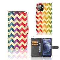 Apple iPhone 12 Mini | Telefoon Hoesje | Zigzag Multi Color - thumbnail