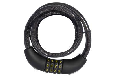 OXC Combi Coil12 Kabelslot 1,5 m Combinatie - Zwart OXC Combi Coil12 Kabelslot 1,5 m Combinatie - Zwart