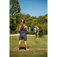 Summertime catch and hit met bloemenprint 4-delig blauw/groen - thumbnail