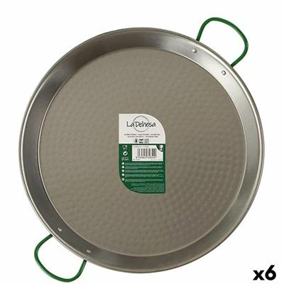 Pan La Dehesa Zilverkleurig Gepolijst Staal Ø 38 cm 51 x 6 x 39 cm (6 Stuks)