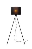 Lucide TAGALOG - Vloerlamp - Ø 55 cm - 1xE27 - Zwart - thumbnail