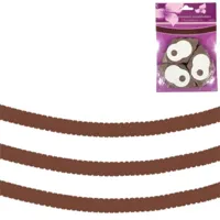 Slingers bruin 200 cm 3 stuks | 24 stuks - thumbnail