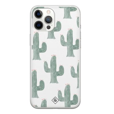 iPhone 12 Pro Max siliconen telefoonhoesje - Cactus print iPhone 12 Pro Max siliconen telefoonhoesje - Cactus print