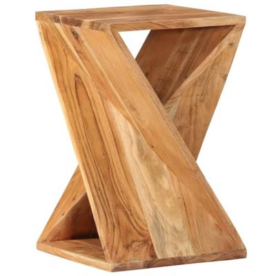 Bijzettafel 35x35x55 cm massief acaciahout