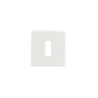 HDD Pro Sleutelplaatje Square 48 Mm Wit Structuur - thumbnail