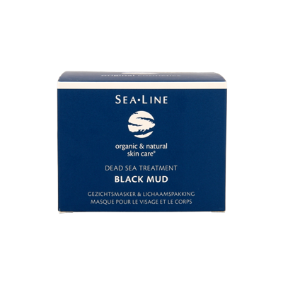 Sea-Line Black mud facial mask & body pack 225 Milliliter