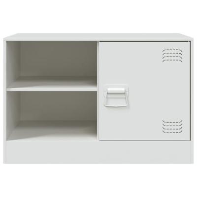 Tv-meubel 67x39x44 cm staal wit