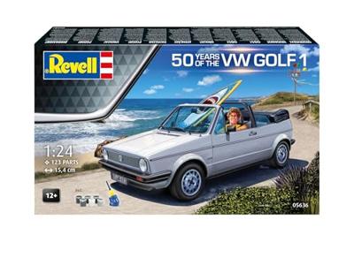 Revell 1/24 50 Years of VW Golf 1 Cadeauset